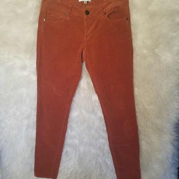 CAbi Jeans Pants Size 4 Corduroy Womens Orange Brick Style #146 - Picture 1 of 9